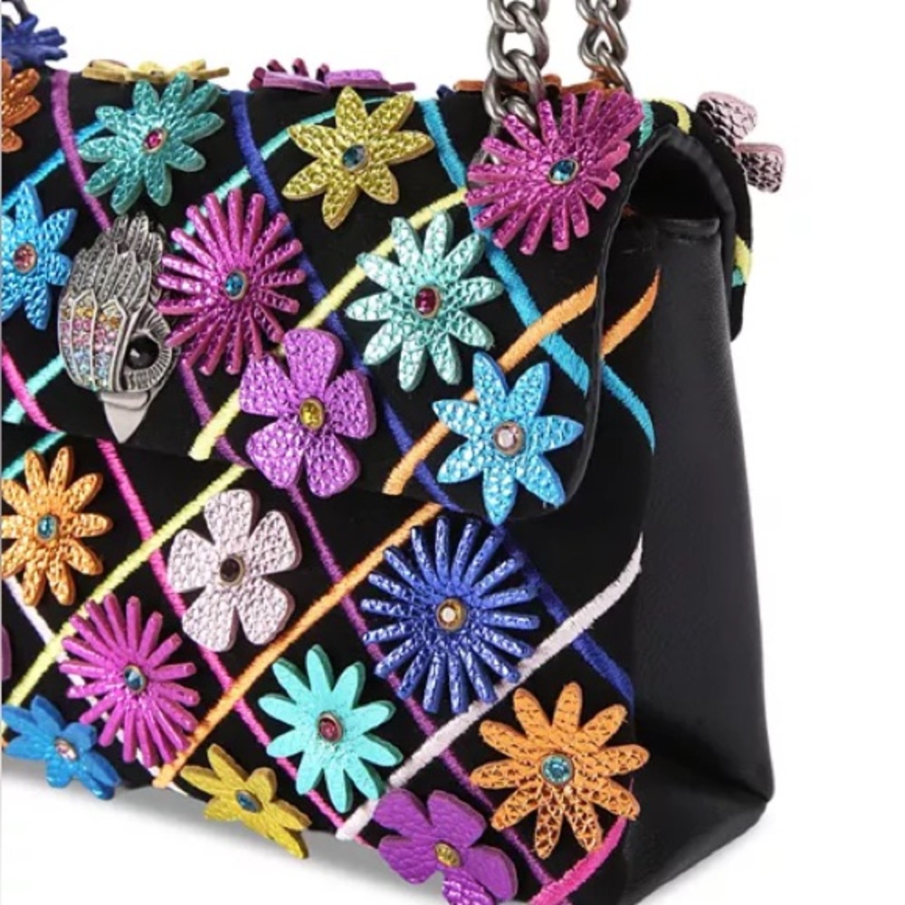 SPRING 26’ KURT GEIGER LONDON Mini Kensington Flowers Crossbody AlexanderMcQueen - Picture 6 of 13